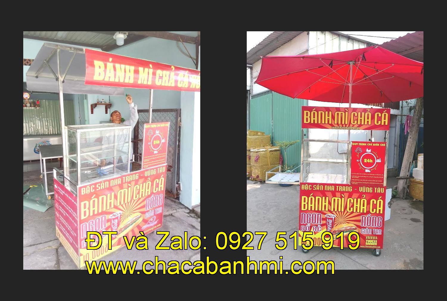 Bán xe bánh mì chả cá tại tỉnh Bắc Giang