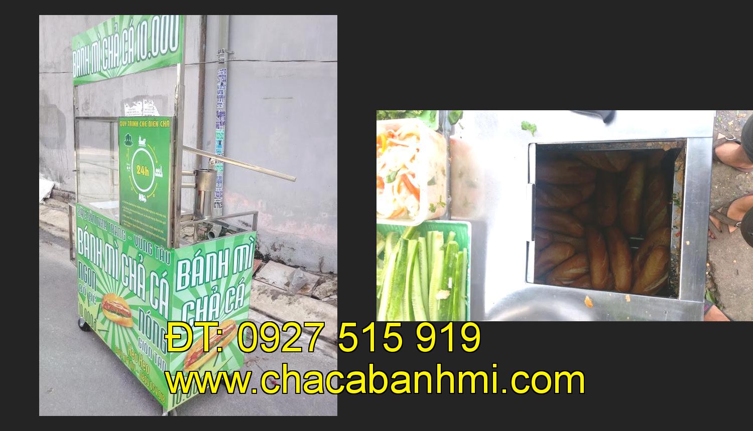 Bán xe bánh mì chả cá tại tỉnh Bến Tre