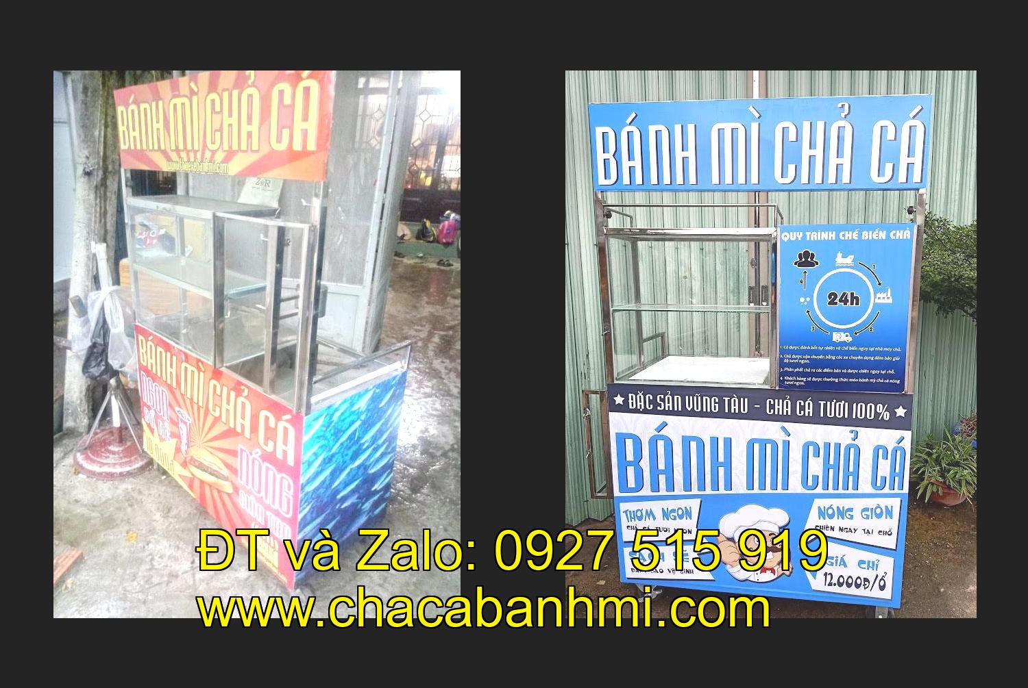Bán xe bánh mì chả cá tại tỉnh Bình Định