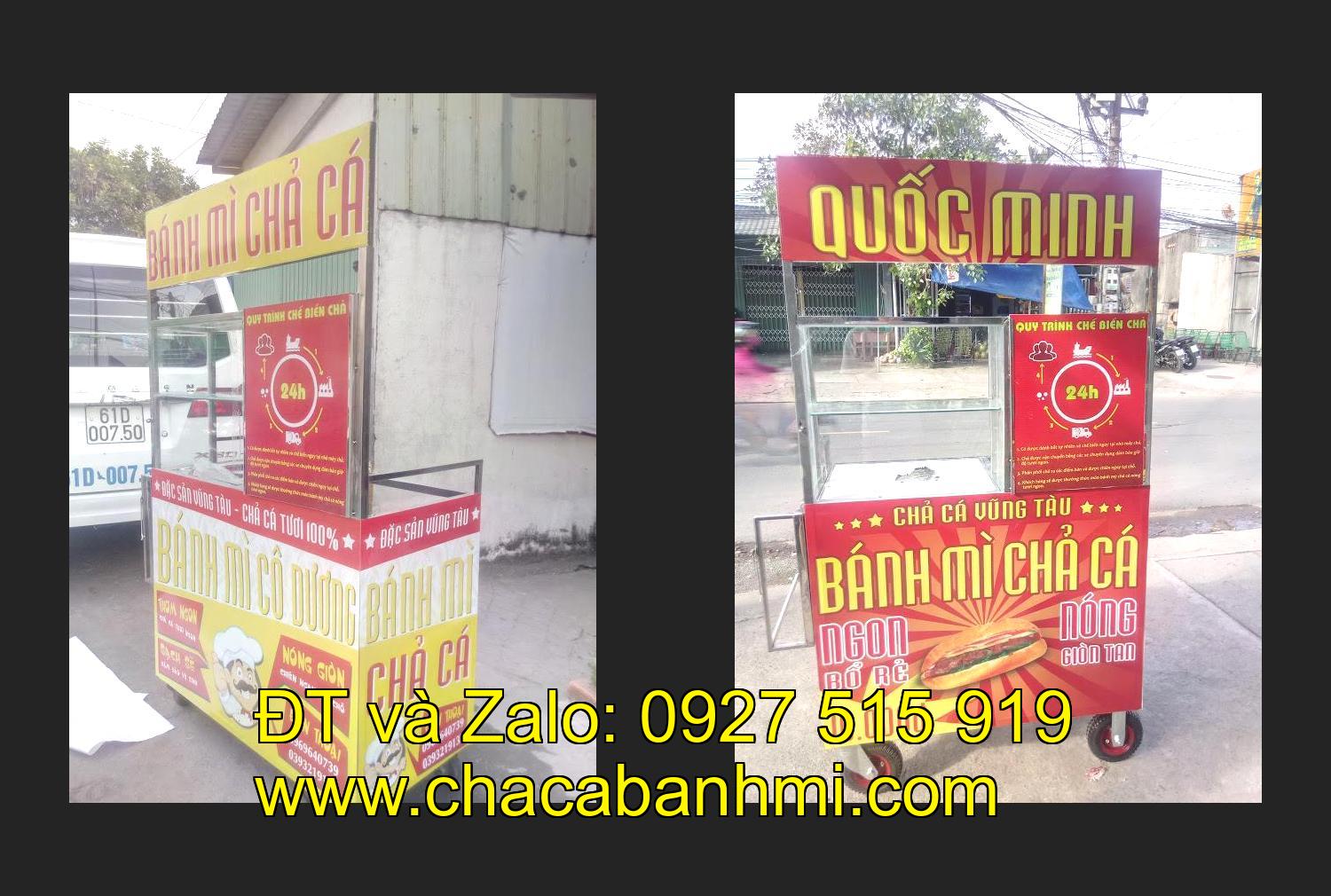 Bán xe bánh mì chả cá tại tỉnh Bình Định