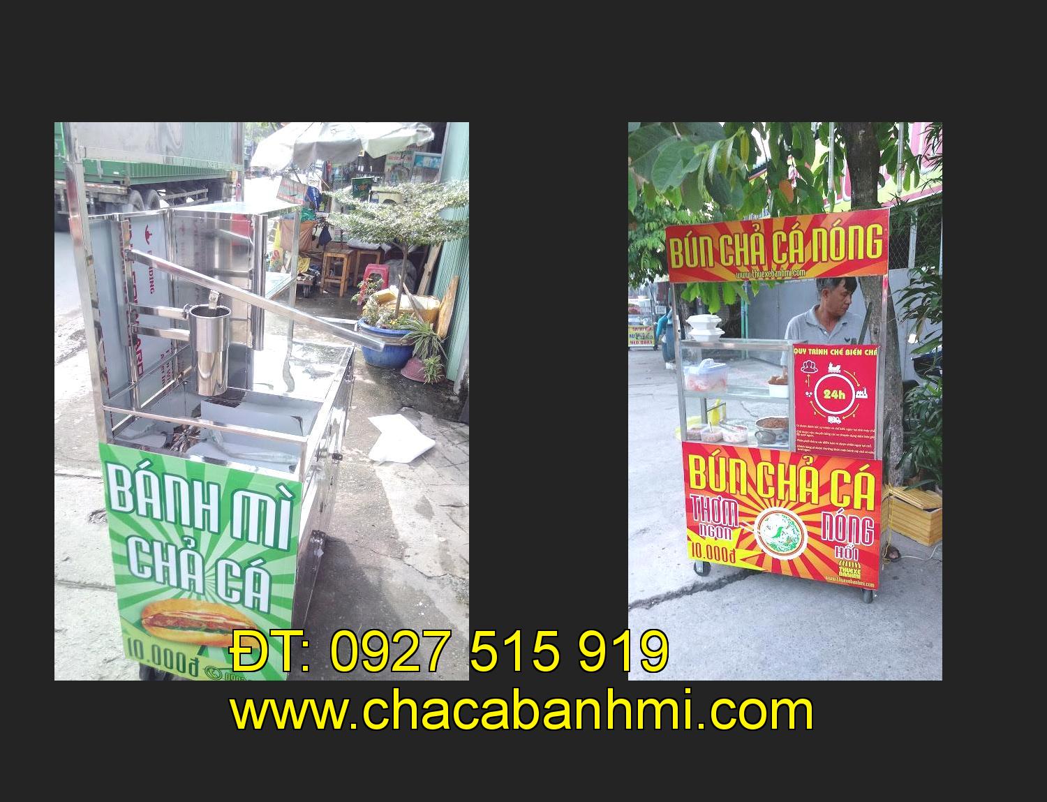 Bán xe bánh mì chả cá tại tỉnh Cà Mau