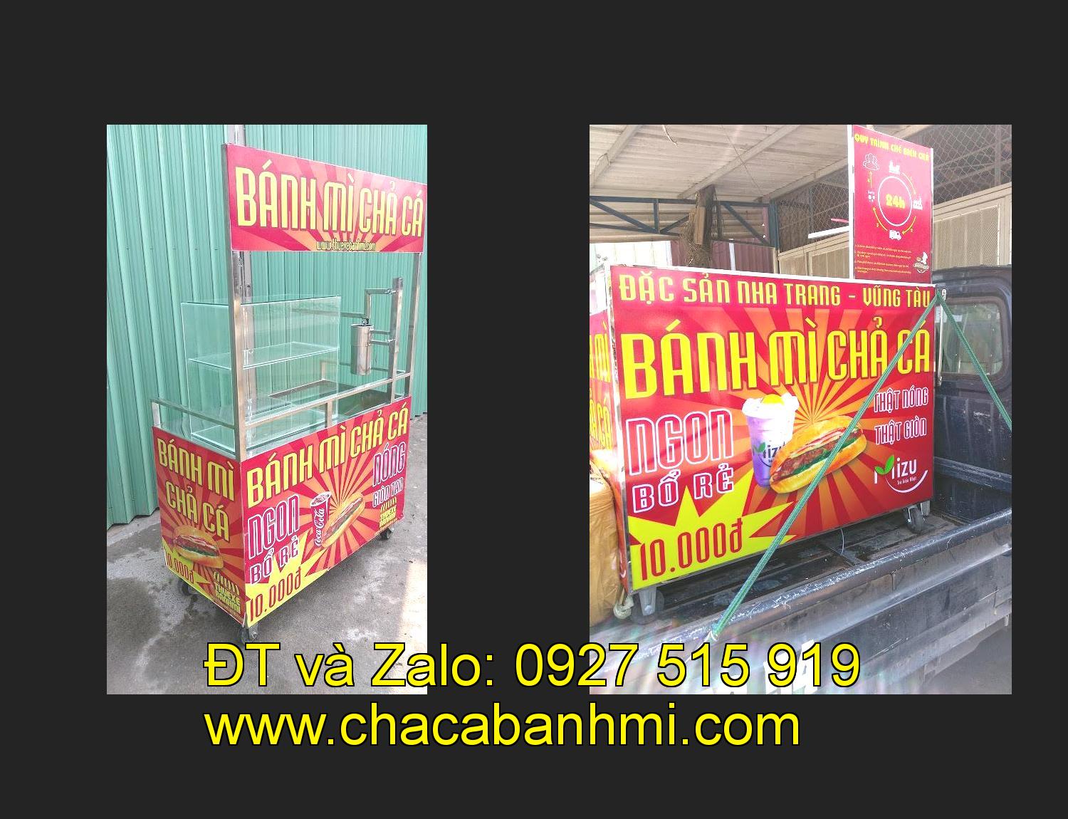 Bán xe bánh mì chả cá tại tỉnh Đồng Tháp
