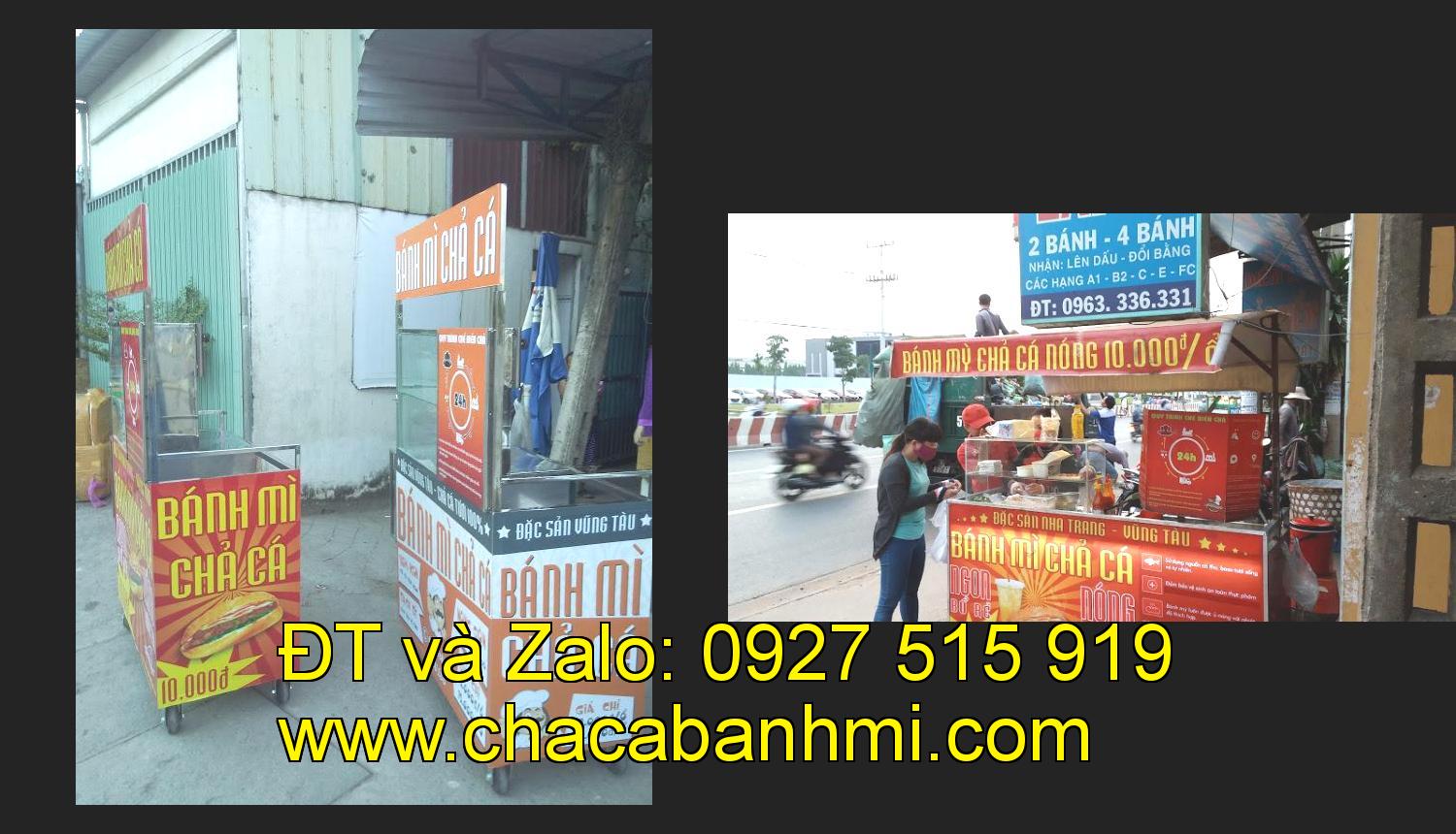 Bán xe bánh mì chả cá tại tỉnh Hà Giang
