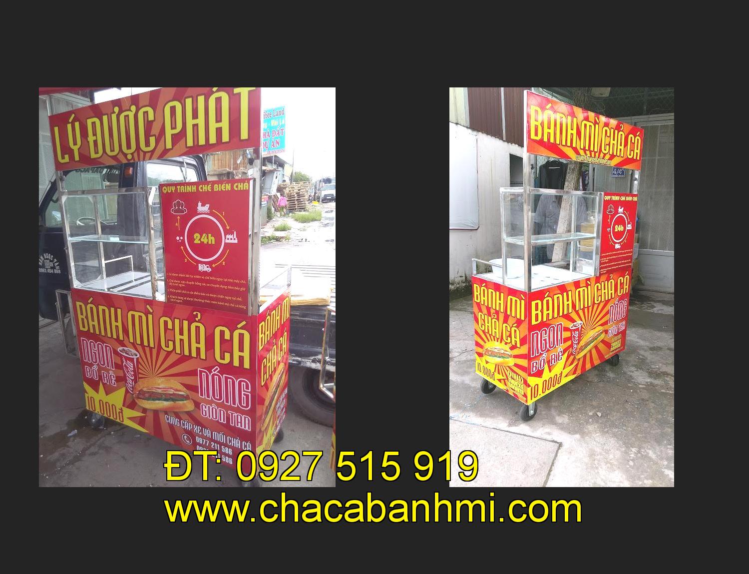 Bán xe bánh mì chả cá tại tỉnh Hồ Chí Minh