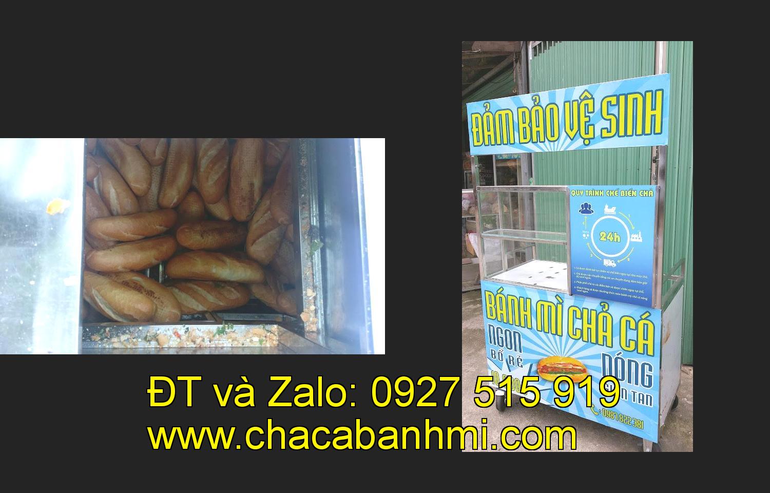 Bán xe bánh mì chả cá tại tỉnh Quảng Bình