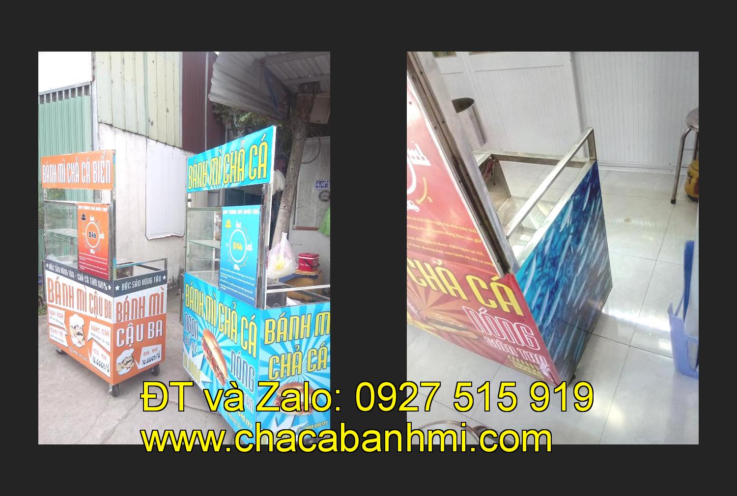 Bán xe bánh mì chả cá tại tỉnh Quảng Ngãi