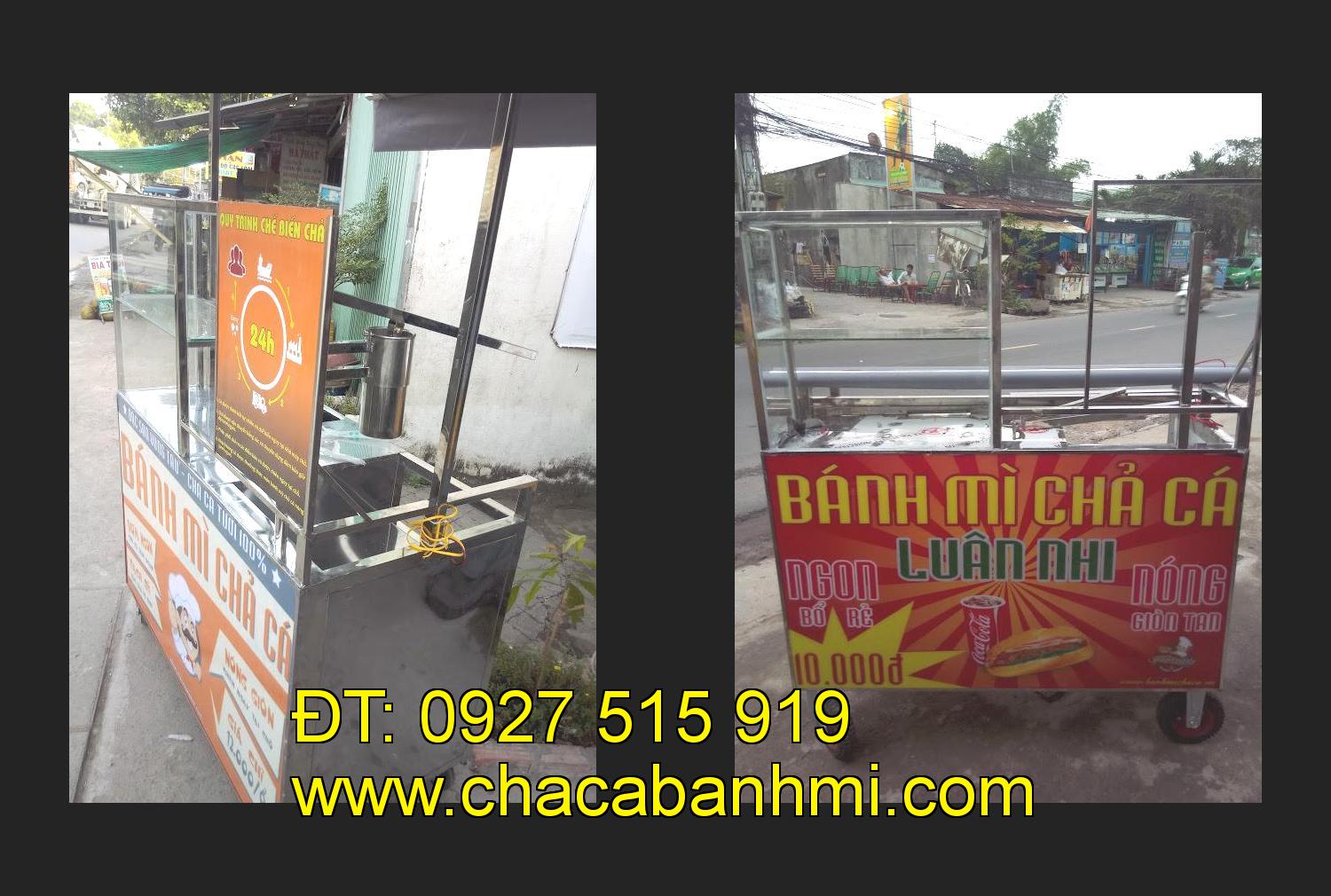 Bán xe bánh mì chả cá tại tỉnh Thái Bình