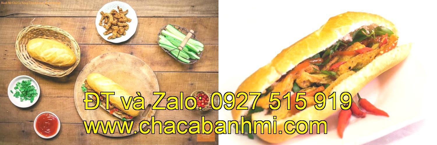 bánh mì chả cá tại tỉnh Hậu Giang
