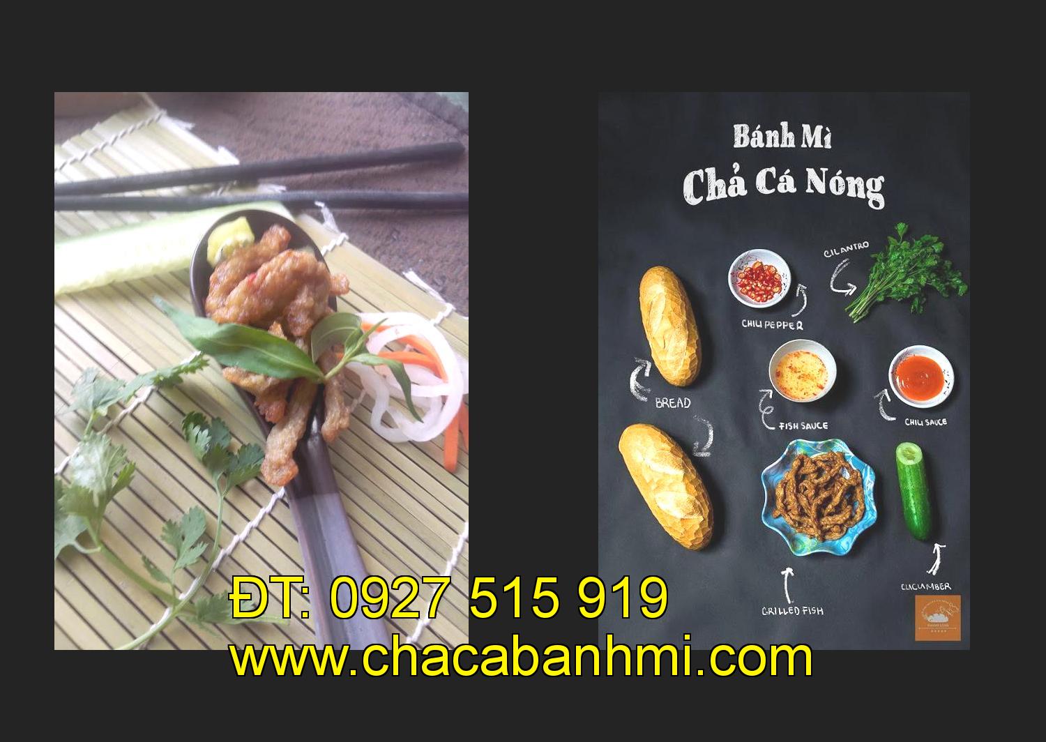 chả cá bán bánh mì tại tỉnh Bình Phước