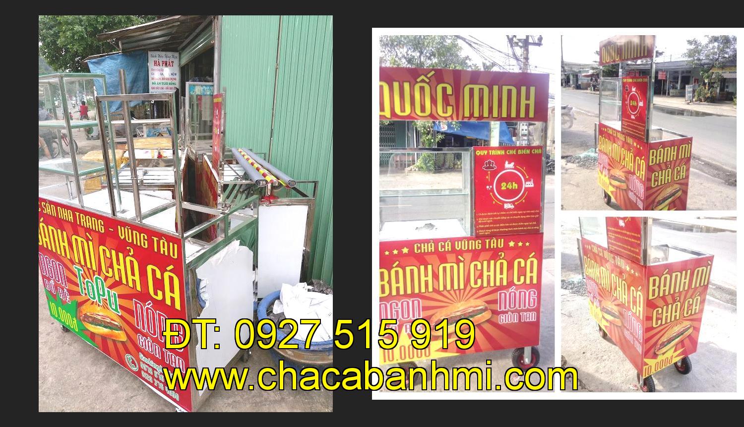 xe bánh mì chả cá giá rẻ tại tỉnh Đồng Nai