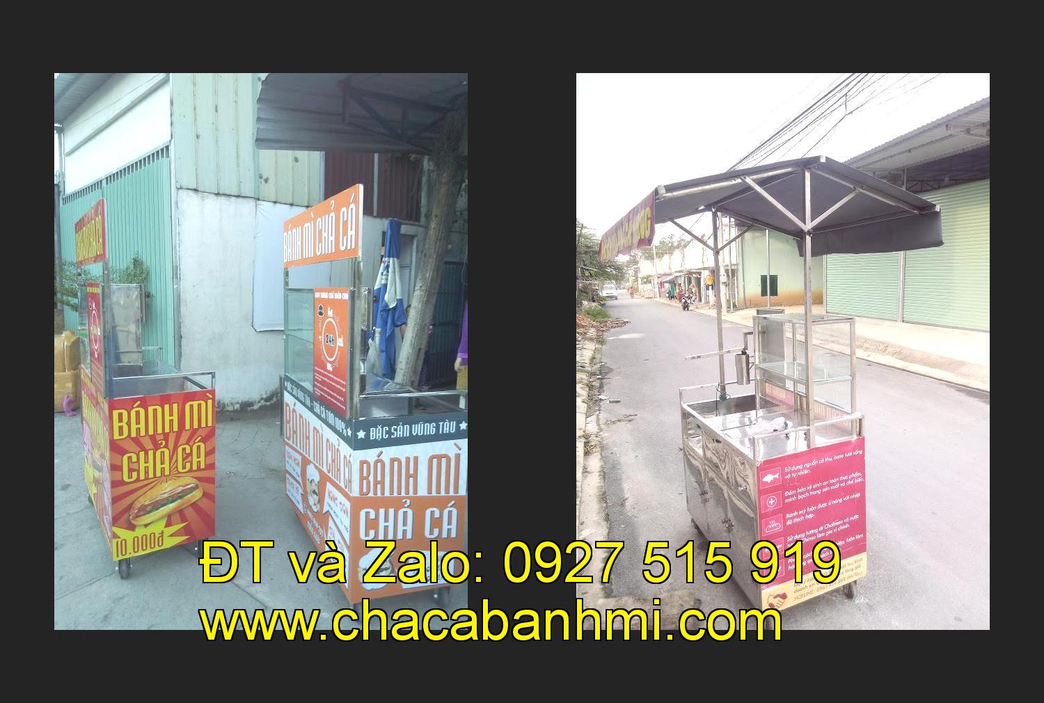 xe bánh mì chả cá giá rẻ tại tỉnh Khánh Hòa