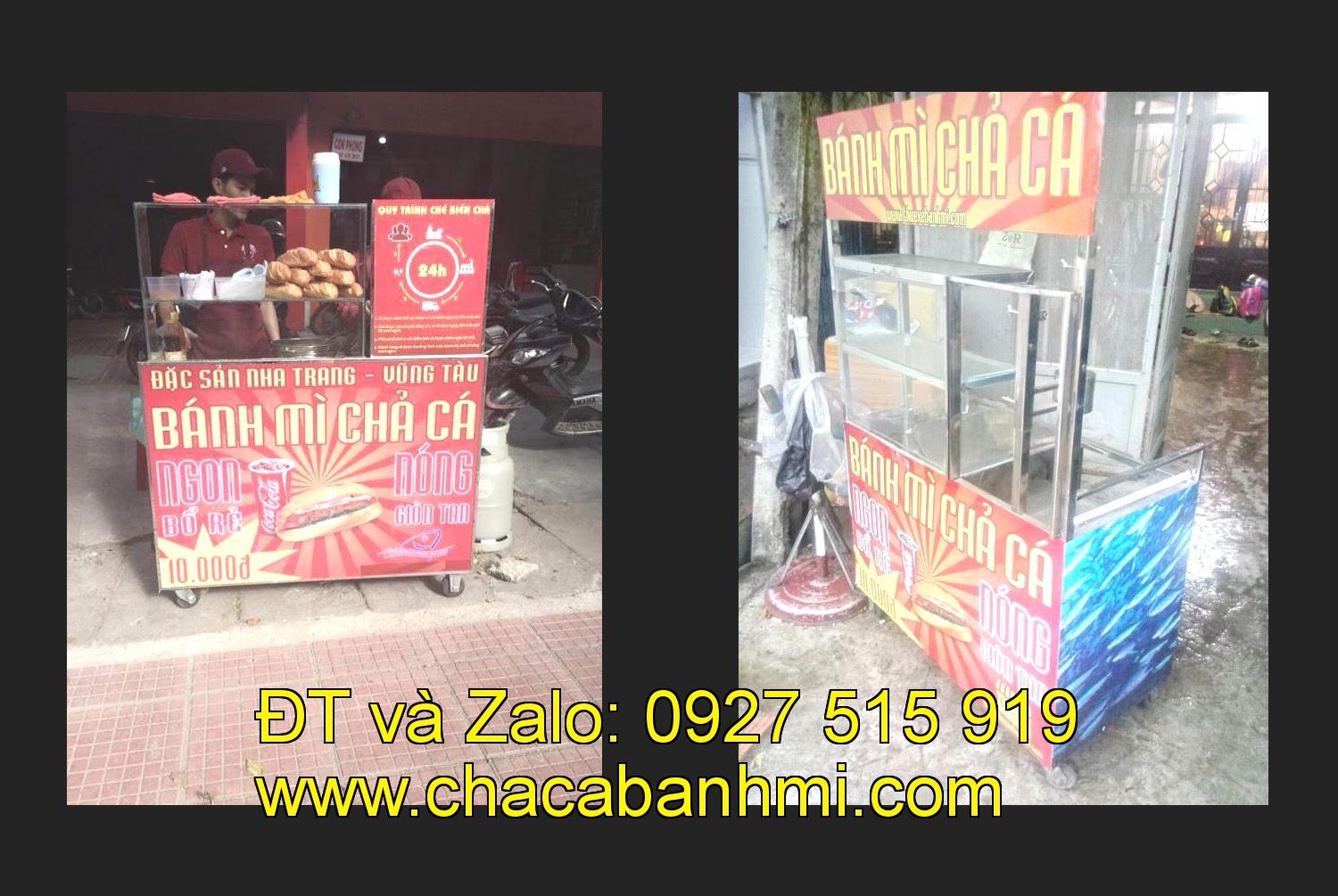 xe bánh mì chả cá giá rẻ tại tỉnh Long An